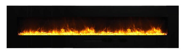 88" Flush Mount Electric Fireplace - Click Fire Inc.