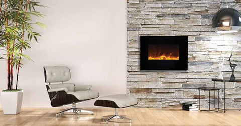 26" Flush Mount Electric Fireplace - Click Fire Inc.