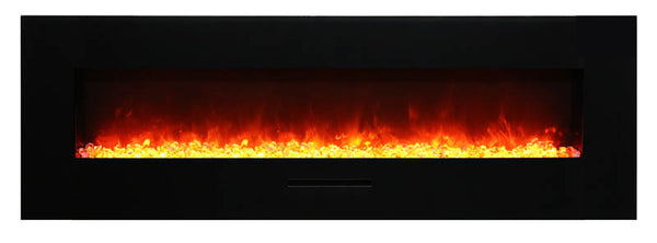 60" Flush Mount Electric Fireplace