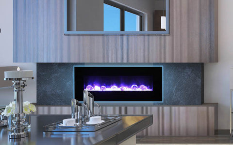 48" Flush Mount Electric Fireplace - Click Fire Inc.